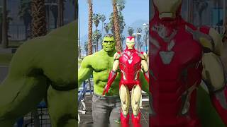 IRON-MAN & HULK REVENGE ON VENOM 🧟 (Iron-Hulk) | #Shorts | #GTA5 | #short