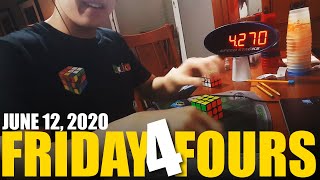 (4.27) Rubik's Cube 3x3  FRIDAY FOURS (with Reconstructions)