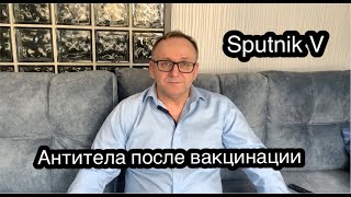 Мои антитела после вакцинации вакциной Спутник (Sputnik V).