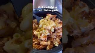 #shorts Oddly satisfying fried chicken pasta | KT Food Review