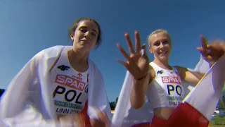 Sztafeta 4x100M kobiet z BRĄZOWYM medalem! / ME U-20 Tallin 2021