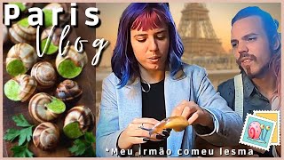 VLOG PARIS 🇲🇫 Comidas comuns em Paris *Meu Irmão Comeu Lesma?