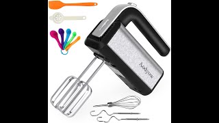 Aodyow Hand Mixer Electric for Easy Whipping, Mixing Cookies, Cakes,and Dough Batters