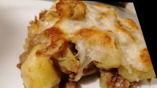 CHUNKY  STEAK POTATOES CHEESE.