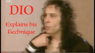 Ronnie James DIO explains his singing technique!