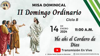 Misa 2° Domingo Ordinario, 14 Enero 2024. Cordero de Dios.  P. Carlos Ariel Betancourth O.P.