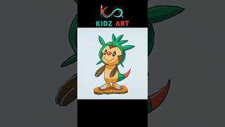 Drawing Chespin | Pokemon #shorts #drawing #howtodraw