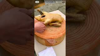 Cut ducks to make food to eat cooking food #shortvideo #chef #duck