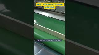 PVC Reel To Sheet Cutting Machine