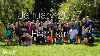 January 2017 DTS Baptisms