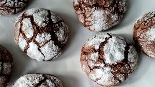 КРИНКЛЫ. ШОКОЛАДНОЕ ПЕЧЕНЬЕ // CRINKLE COOKIES