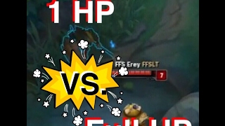 LUCKIEST 1 HP KILL IN RANKED (League of Legends)