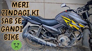 Bike Wash After 4,5 Months | Yamaha ybr g | 125cc | VLOG 17 | Qaseem munna