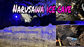 Ice cave in Narusawa , Yamanashi Japan