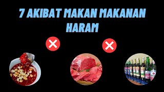 7 Akibat Makan Makanan Haram