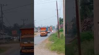 BUS PT RAPI LIBAS 2 TRUK MENUJU MEDAN #shortvideo