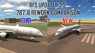 RFS NEW UPDATE 1.3.5 | 787-8 REWORK COMPARISON | RFS Real Flight Simulator