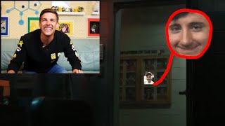 Matpat's reaction to seeing Dawko in the FNaF Movie trailer