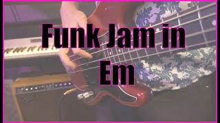 Jam Backing Track – Funk in E Minor – Blues Scale | Play-along