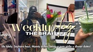 VLOG | life lately, sephora haul, becoming a gym girl, trying pink friday nails, dinner dates + more