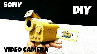 How to make a amazing Video Camera Out of cardboard | DIY | HOW TO | CARDBOARD | KMA INSANE HACKER