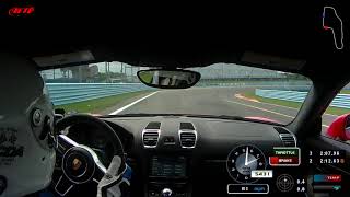 Porsche GT4 on track at Watkins Glen