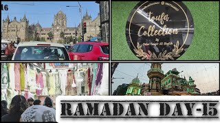 EID KI SHOPPING || TOUFA COLLECTION || MOHAMMAD ALI ROAD || RAMADAN DAY-15 || RJ VLOGS