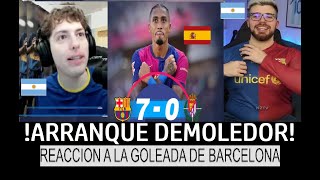 DAVOO XENEIZE y La COBRA REACCIONAN a la GOLEADA 7 a 0 del  fc BARCELONA a VALLADOLID por la LIGA