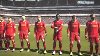 Daymos PES2014 Chants Liverpool vs Everton Intro