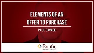 Elements of an Offer to Purchase