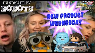 NEW Product Wednesday! Handmade by Robots, 10" Funko Pop Wall-E Unboxing & MORE!