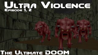 Playing Doom in Ultra-Violence Mode!