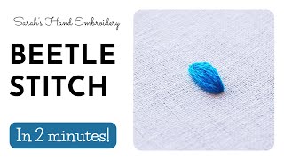 How to do Beetle Stitch