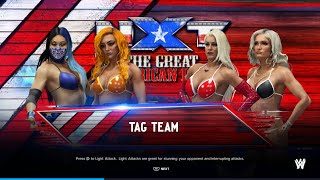 WOMENS TAG TEAM MATCH (THE GREAT AMERICAN BASH) SMACKDOWN WWE2K24 #wwe2k24 #wrestling #smackdown