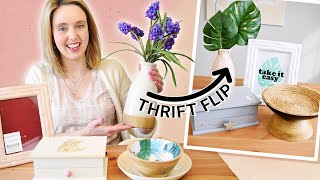 DIY THRIFT FLIP w/ Cricut! Home Decor on a Budget ⭐️ EASY transformations