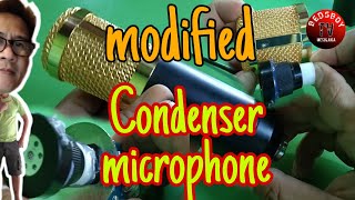 Modifying Condenser Mic||how to modify Bm800