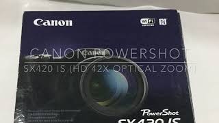 Canon powershot SX 420 IS - zoom lens 42x