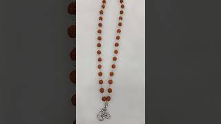 #silver rudraksha mala