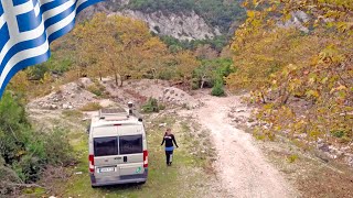 UNKNOWN SIDE OF GREECE // Olympos mountain valley with a camper