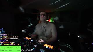 shirtless DJ sings over his MIX!!!!