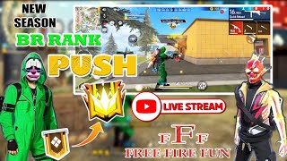 FF NEW SEASON 💫💫RANK PUSH😈WITH SUBSCRIBER💥#livestream#live #freefire #trending #viralvideo #headshot