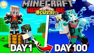 I Survived 100 Days in My Hero Academia in Minecraft... This is What Happened!