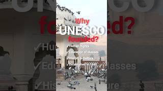 Why was UNESCO founded?💯💯 | United Nation #unesco #facts #shorts