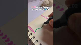 Border Design Idea’s (part 1) 😱😱😍 #art #drawing #viral #shorts #painting