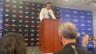 49ers HC Kyle Shanahan says Charlie’s Woerner has “been getting better and better.”