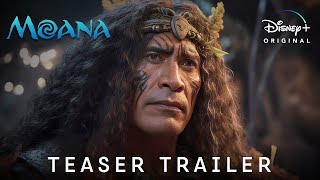 Moana Live Action   Teaser Trailer 2024 Auliʻi Cravalho, Dwayne Johnson   Disney+