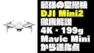 【最強の空撮入門機】「DJI MINI2」ドローン徹底解説（Mavic Miniから進化点も紹介）