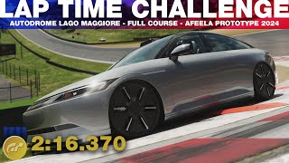 Gran Turismo 7 Lap Time Challenge - Autodrome Lago Maggiore - Full Course - AFEELA Prototype 2024