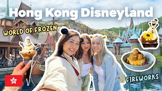 HONG KONG DISNEYLAND | World of Frozen ❄️ Should you go? Explore Arendelle, rides, food + tips