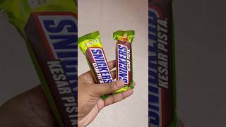 Snickers KESAR PISTA 🍫 How’s the TEST 😱😋🔥 #shorts